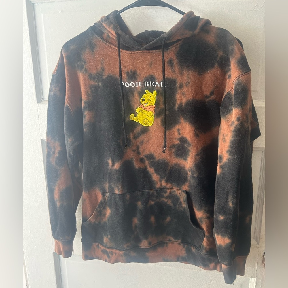 tie dye pooh bear hoodie
